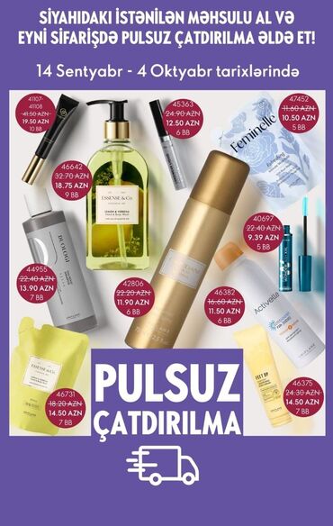 Bədənə qulluq: Oriflame bədən və şəxsi qulluq məhsulları – seçilmiş kolleksiyalar — 80