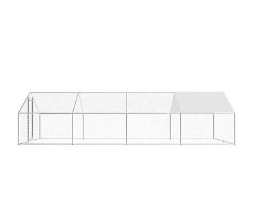 mesac za kominu: Veliki KOKOŠINJAC 8x3x2m (kavez/Ispust, kokoške, živina) Aga ograđeni — 2