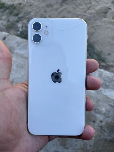 ayfon 5 telefon: IPhone 11, 64 GB, Ağ, Barmaq izi, Face ID