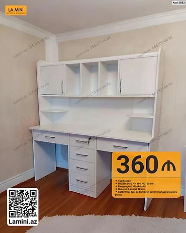 Düz masa, Stulsuz, Polkalı, Siyirməli, Sadə laminat