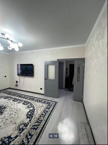 бишкек курулуш продажа квартир: 2 комнаты, 64 м², 106 серия улучшенная, 9 этаж, Евроремонт