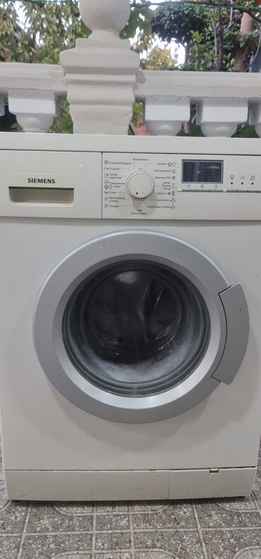 Paltaryuyan maşınlar: Paltaryuyan maşın Siemens, 7 kq, Təmirə ehtiyacı var, Avtomat, Qurutmasız, Kredit yoxdur, Ünvandan götürmə