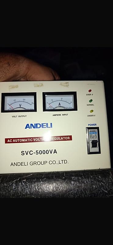 elekt: ANDELI SVC-5000VA — AC Automatic Voltage Regulator - Güc: 5000 VA - — 1