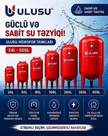 nerj bak: 🔥 ULUSU Hidrofor Tankları və Genişlənmə çənləri – Güclü və Sabit Su — 1