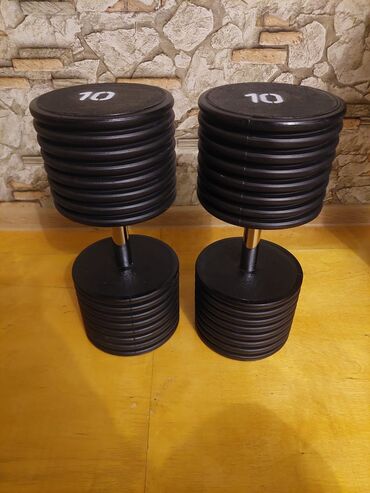 Ştanqlar və ştanq diskləri: Ştanq, Çəki: 10 kq, Yeni — 8