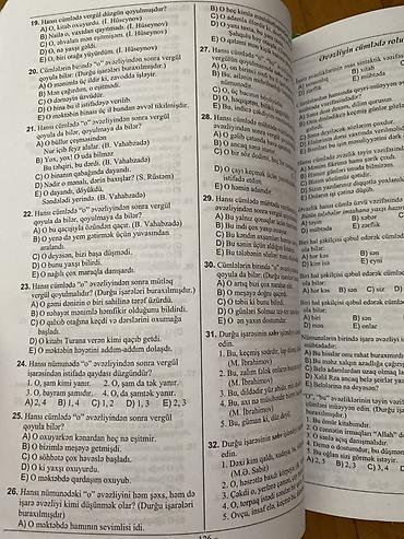 Testlər: Test toplusu Azərbaycan dili 2025 — 3