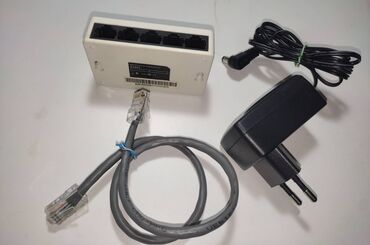 кабель интернет 10 метров: Коммутатор 5 портовый netis S1005 (5UTP 100Mbps), 10/100 Мбит/сек