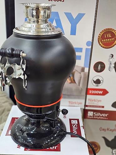 semaver: Elektrikli samovar silver model: sl-0045 elektri̇k semaver 4l — 9