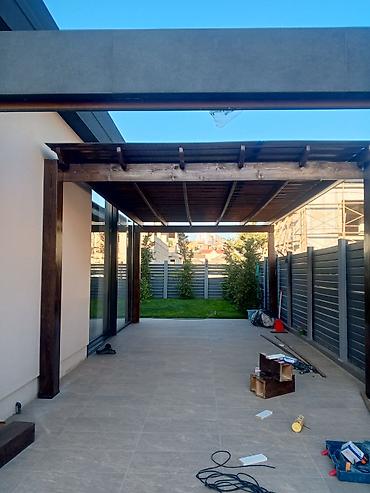 polikarbon: Açıq hava üçün taxta pergola – terasa və həyət məkanı üçün hazır həll — 3