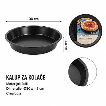 KMT okrugli kalup za tortu 2406136 Praktičan okrugli kalup za na lalafo.rs KMT okrugli kalup za tortu 2406136 Praktičan okrugli kalup za