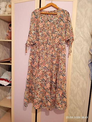 Повседневные платья: Повседневное платье, Длинная модель, Трикотаж, Платье-пиджак, 5XL — 19