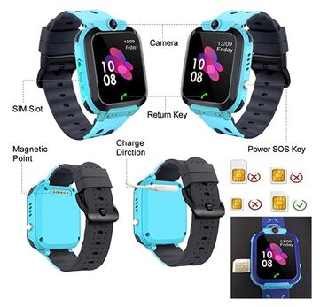 Ručni satovi: Vodootporni Dečiji Smart Watch S16 Lbs Praćenje, Pozovi Boje Satova — 9