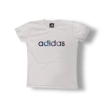 Adidas kratka majica – bela - Klasican kroj sa okruglim izrezom -