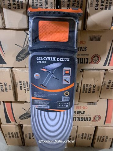 Ütüləmə lövhələri: Utu stolu qatlanan qalin ayaqli xrom utu altliqli — 7