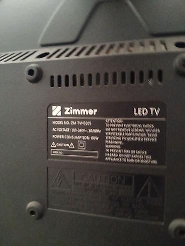 Zimmer LED TV – Model: ZM-TVH3209 - Ekran ölçüsü: təxminən 32" - LED