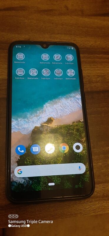 mi 4: Xiaomi Mi A3, 128 GB, rəng - Göy, 
 Sensor