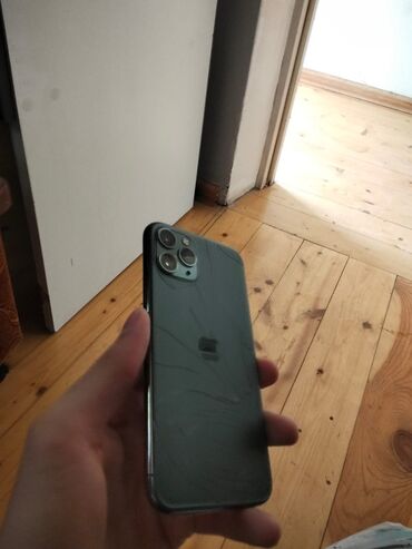 TV və video: IPhone 11 Pro Max, Matte Midnight Green, Qırıq