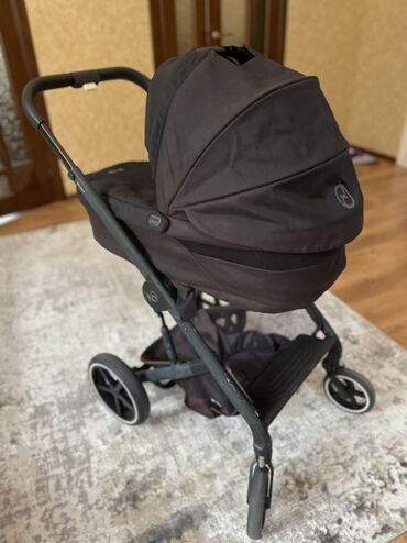 Коляски: Коляска, цвет - Черный, Б/у — 12