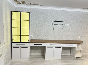 Кухонные гарнитуры: Кухонный гарнитур, Новый, цвет - Серый, МДФ, Бесплатная доставка — 31