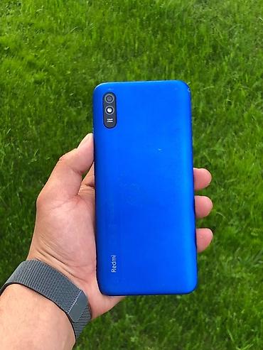 Redmi, Redmi 9A, Б/у, 64 ГБ, цвет - Синий, 2 SIM