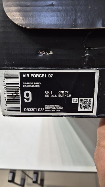 Мырзалардын бут кийими: Эркектердин кроссовкасы, 42.5, Nike, Жаңы, түсү - Боз — 4