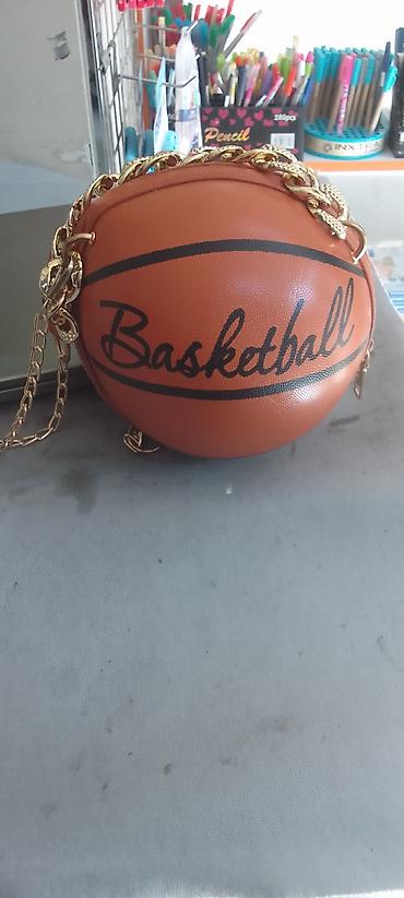 bts canta: Basketbol topu formasında çanta - Dizayn: Narıncı rəngli, basketbol — 5