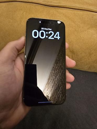 Apple iPhone: IPhone 15 Pro, 128 GB, Gümüşü, Face ID — 1