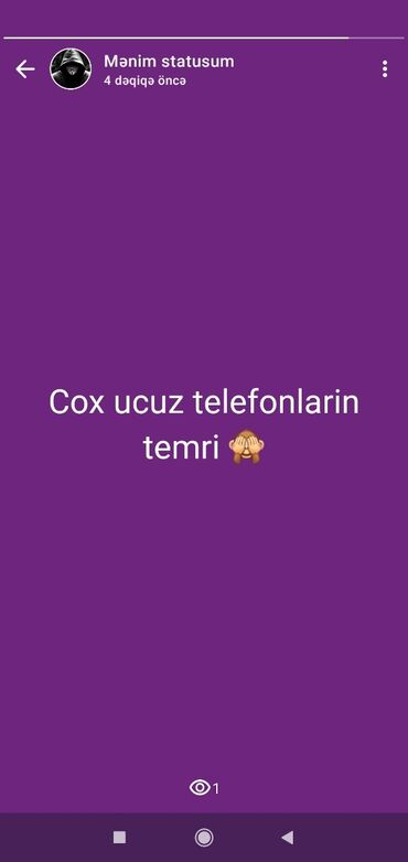 İnformatika: Telefon temiri cox ucuz buyrun🙈