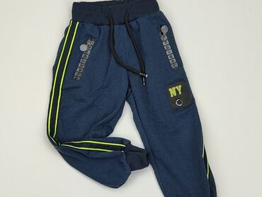 spodnie dresowe chlopiece 98: Sweatpants, 3-4 years, 98/104, condition - Satisfying