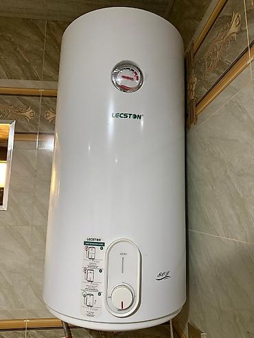 mətbəx texnikası: LECSTON su qızdırıcısı (elektrikli, şaquli tip) - Tutum: 80 litr — 1