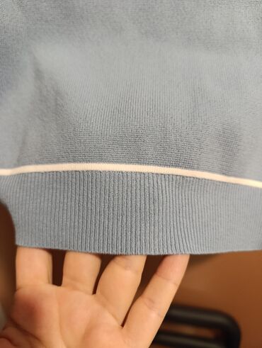 Bluze: H&M, S (EU 36), Poliester, bоја - Svetloplava — 13