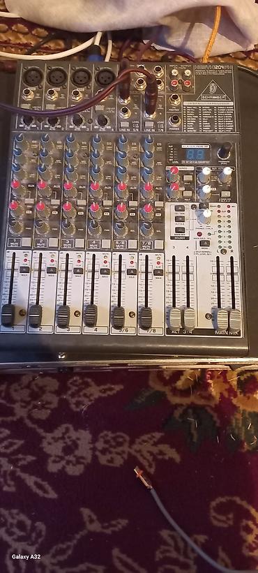 чесальная машина: Микшерный пульт Behringer Xenyx 1204FX - Аналоговый микшер на 8 — 1