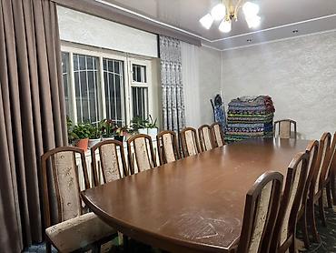 study table: Стол и стул для зала, Б/у, Самовывоз, цвет - Коричневый — 1