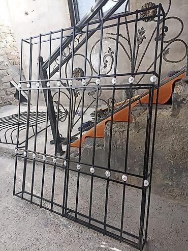 balon boya: Dəmir pəncərə/balkon barmaqlığı - Material: qalın divarlı, qaynaqla — 3