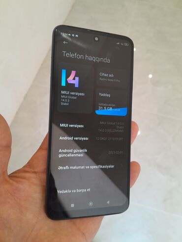 redmi note 12 pro: Redmi Note 12 Pro+, 128 GB, rəng - Mavi, İki sim kartlı