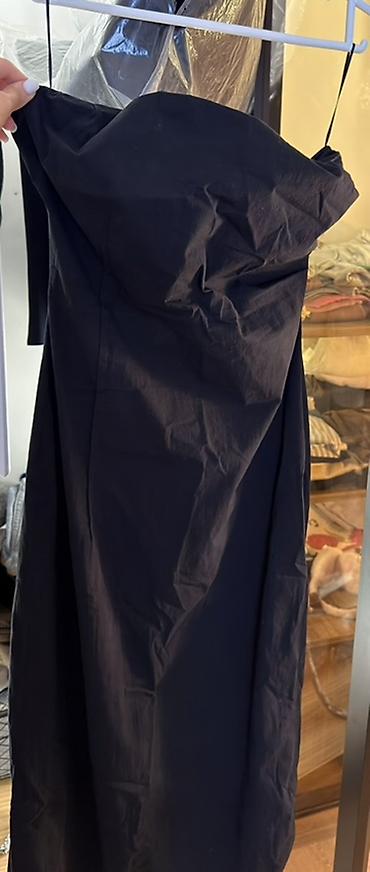 Zara Qara axşam paltarı m razmer - Model: qayçı kəsimli, strapless