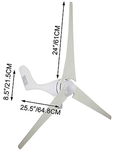 parkside baterija akcija: Vetrenjača Wind Generator 12V 400W Specifikacije Rated Power: 400W — 2
