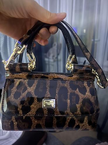 dolce gabanna: Мини-сумка с леопардовым принтом кожа 100% - Формат: мини, аккуратная — 2