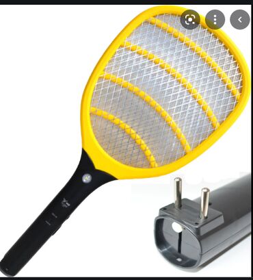 бытовая техника с уценкой: Электрическая мухобойка от сети с фонариком Yage YG D003 желтая