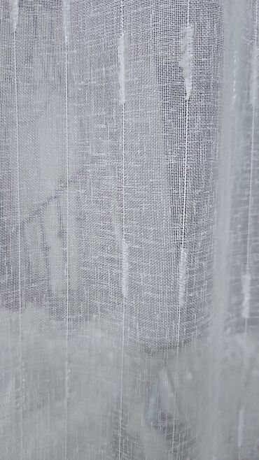 Parçalar: Ağ rəngli dekorativ tül parça dəsti - Yüngül, şəffaf və nəfəsalan — 6