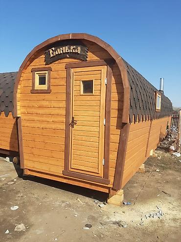 Брус: Баня из бруса с предбанником и крыльцом - Капитальное деревянное — 6