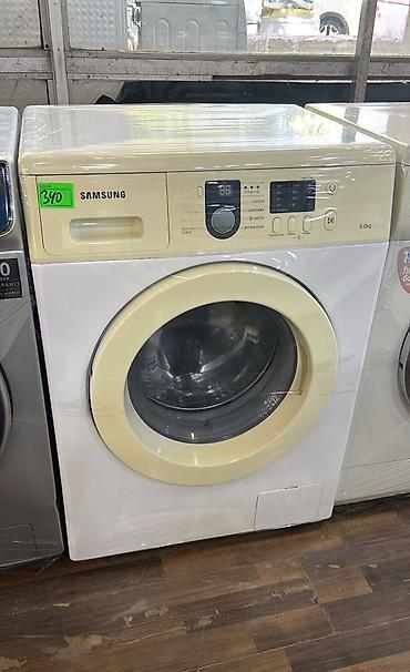Samsung önyükləməli paltaryuyan maşın - Yük tutumu: 6 kq - Ön paneldə