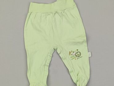 spodnie dresowe zielone: Spodnie dresowe, 6-9 m, stan - Zadowalający