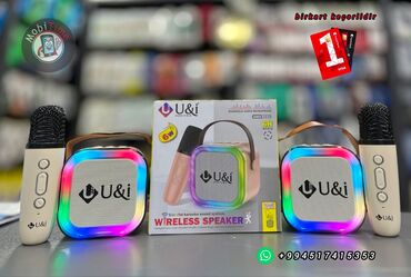 Smart saatlar: U&amp;İ brendi uibs-7272 6w çıxış simsiz dinamik rəngli rgb işıqlar