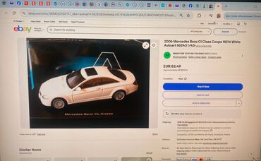 Avtomobil modelləri: Mercedes, 2006 il, 1:43, Dəmir, Ödənişli çatdırılma — 22