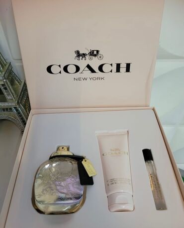 духи парфюмерия: Подарочный набор Coach: 1) духи от бренда Coach (Eau de perfume), 2)