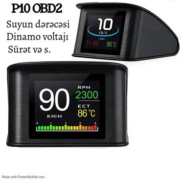 купить зарядное устройство для аккумулятора: 🚘 P10 HUD OBD2 – Ağıllı Head-Up Display ilə Sürüşdə Tam Nəzarət! 🚘 ✨