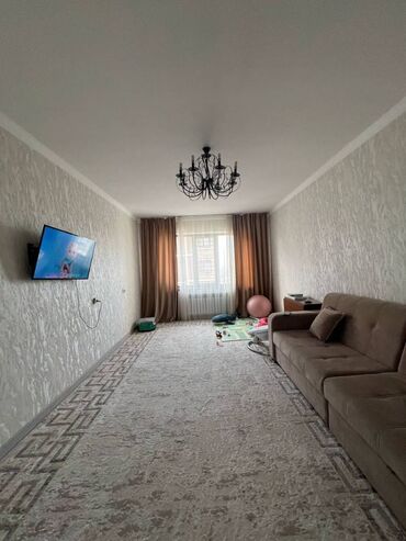 квартира бишкек аламудун: 3 комнаты, 78 м², 106 серия улучшенная, 8 этаж, Евроремонт