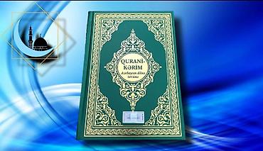 Dini kitablar: ⚫ Azərbaycan-ərəbcə Qur'ani Kərim (enli ölçü/yeni) 🌐 Ün. Əcəmi m — 1
