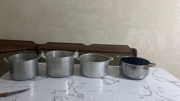 vicalina посуда производитель: Советские кастрюли 3шт 6/7/8 литровые все за 1500 сом Нержавейка